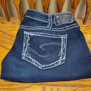 Silver Aiko Skinny Jeans